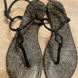 Tory Burch Sandals, Size 8, Black